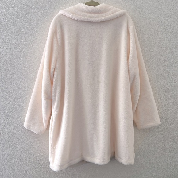 JASON WU • Women's Plus Size White Teddy Coat Winter Jacket - Picture 12 of 14